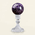 Brazilian Amethyst Crystal Ball 8cm | Crystal Stand | Third Eye Chakra