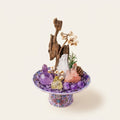 Amethyst Crystal Bowl | Intuition & Inner Peace | Driftwood & White Quartz