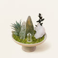 Green Phantom Quartz Crystal Bowl | Growth & Renewal | White Quartz
