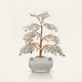 Natural Clear Quartz Crystal Tree with Crystal Base | Crown Chakra