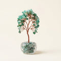 Natural Green Aventurine Crystal Tree with Crystal Base | Heart Chakra