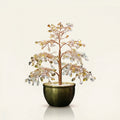 Natural Citrine Crystal Tree with Brass Base | Solar Plexus Chakra