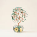 Natural Green Aventurine Crystal Tree with Lucky Coin | Heart Chakra