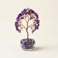 Small Natural Amethyst Crystal Tree with Crystal Base | Third Eye Chakra
