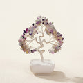 Natural Fluorite Crystal Tree with Ceramic Base | Third Eye Chakra