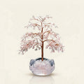 Natural Rose Quartz Crystal Tree 273 Stones with Crystal Base | Heart Chakra