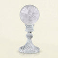 Natural Clear Quartz Crystal Ball 8cm with Crystal Stand | Crown Chakra