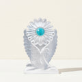 Carved Crystal Swan Ornament | Random Color | Home Decor