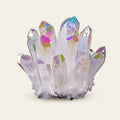 Rainbow Aura Quartz Cluster | Angel Aura Crystal Decor