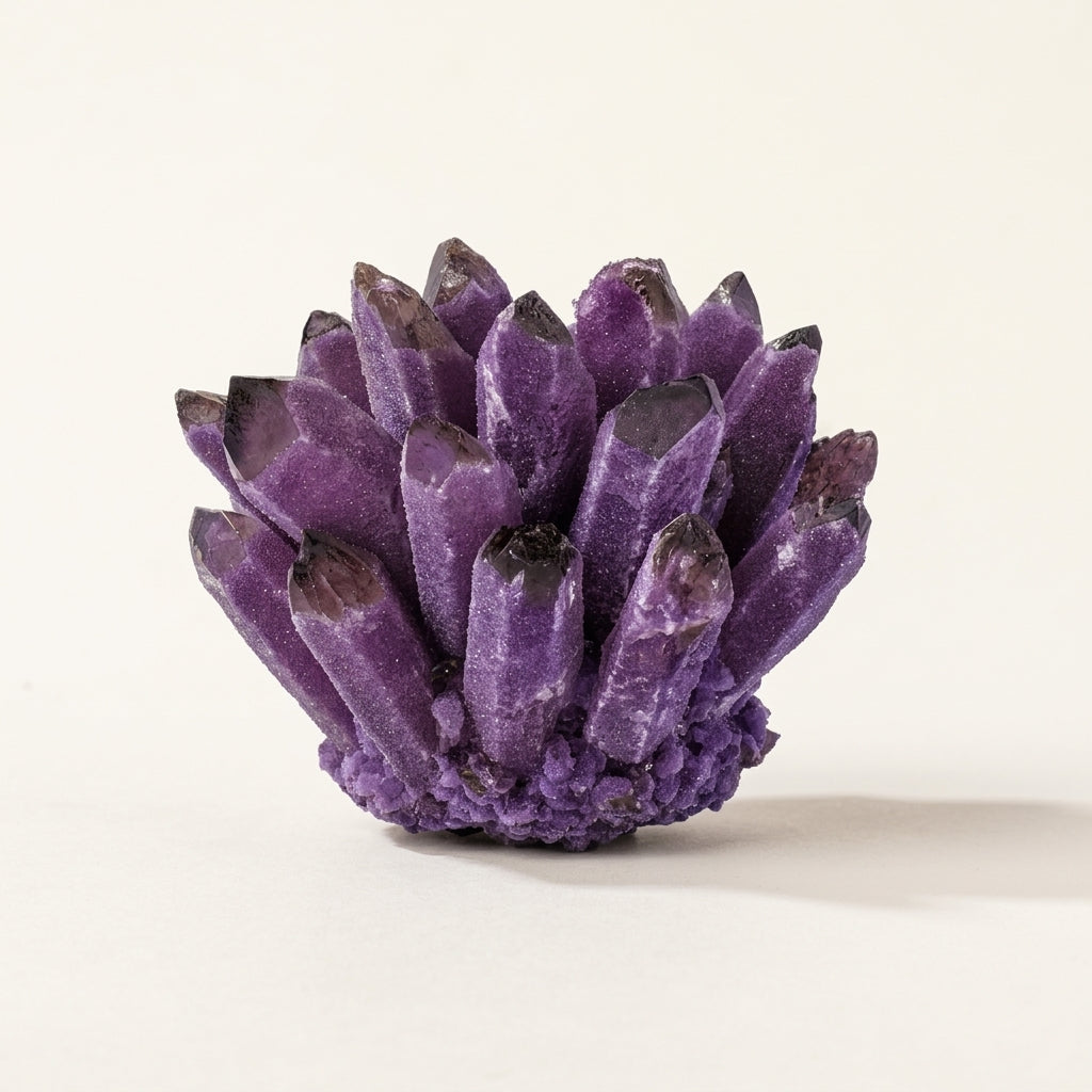 Deep Purple Amethyst Cluster | Rich Violet Raw Crystal