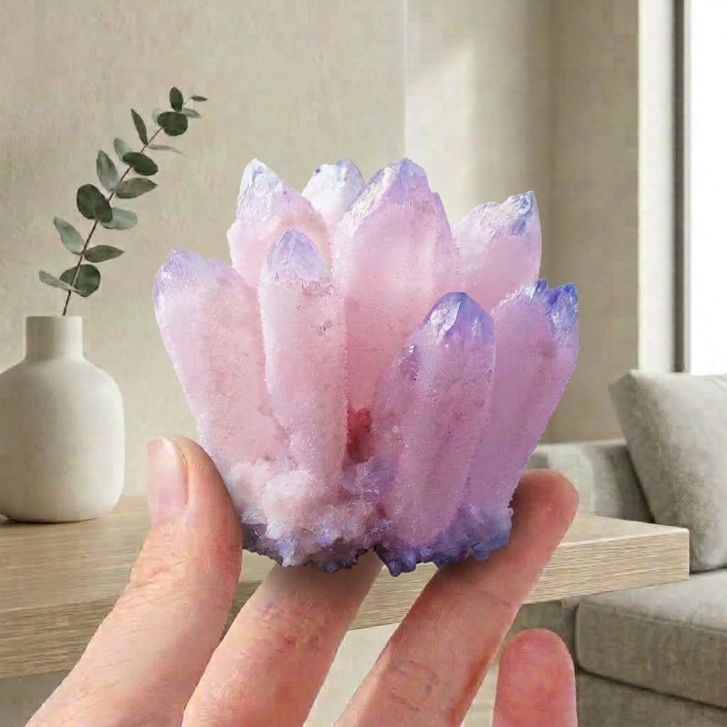 Lavender Quartz Cluster | Gentle Love & Inner Peace