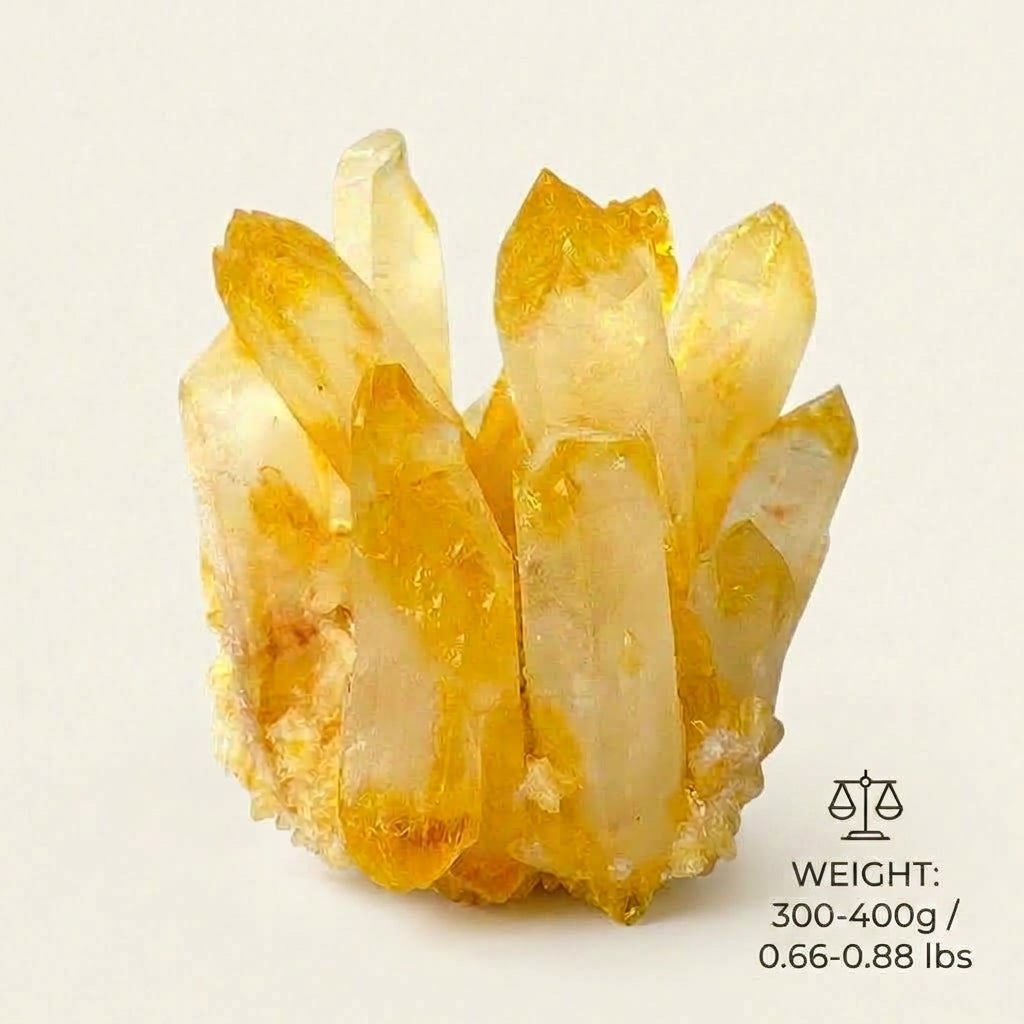 Golden Citrine Cluster | Sunlit Abundance